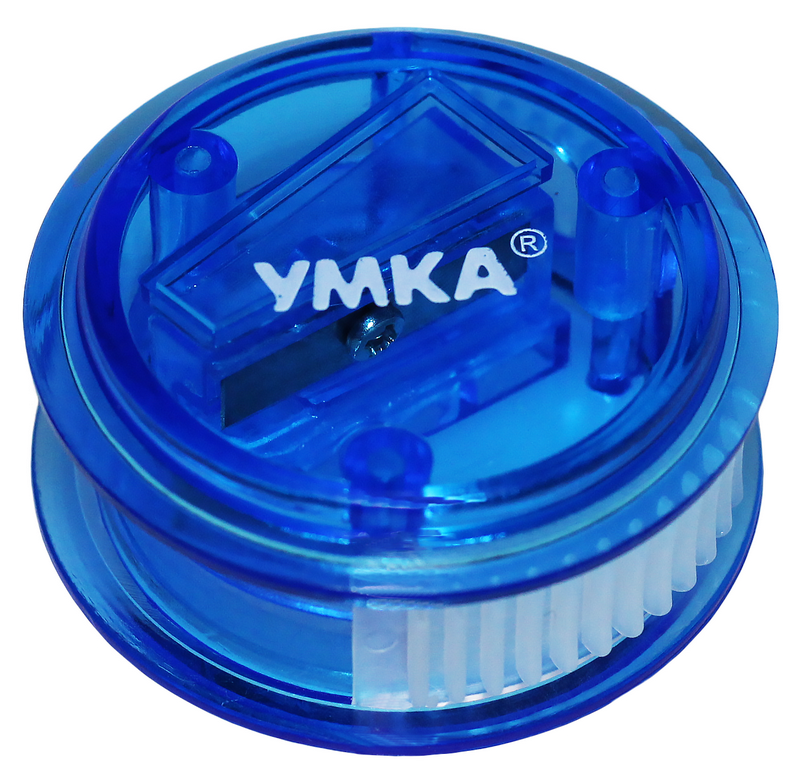 Підстругачка для олівців УМКА (ТЧ66-06), пластикова, з контейнером, синя